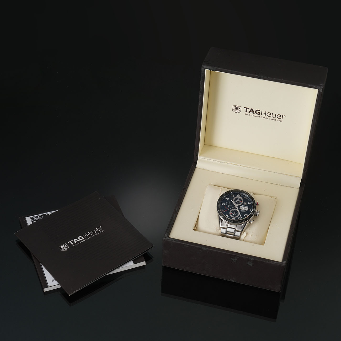 TAG HEUER(USED)태그호이어 까레라 데이데이트 스틸 크로노 CV2A10-0
